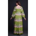 thumbnail image 2 of Bimba Moss Georgette Ranunculus & Chrysanthemum Floral Print Womens Long Elastic Waist Casual Summer MaxiDress-XSmall, 2 of 5