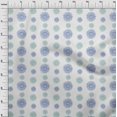 thumbnail image 3 of oneOone Polyester Lycra Fabric Spiral & Floral Block Print Fabric By The Yard 56 Inch Wide, 3 of 4