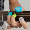 thumbnail image 1 of HEVIRGO 4Pcs/Set Fingertip Anti-skid Ventilated Design Silicone Playing Piano Finger Protector for Music Instrument Lover,Pink M, 1 of 10