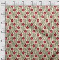 thumbnail image 2 of oneOone Tissu Polyester Lycra Imprimé Feuilles & Floral pour Couture BTY 56 Pouces de Large, 2 of 5