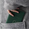 thumbnail image 4 of Carnet de notes A7 en cuir, 9 x 14 cm, 256 pages, Mini carnet de voyage, cadeau d'anniversaire, pour femme et homme, bloc-notes, agenda personnel, noir, 4 of 5