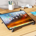 thumbnail image 2 of Xingzhi Adjustable Cooling Base Wide Compatibility Stable Support For Laptops Thickened And Soft Silicone X-shaped - white, 2 of 6