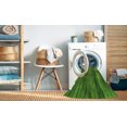 thumbnail image 2 of Ahgly Company Tapis d'Intérieur Lavable à la Machine, Carré, Transitionnel, Vert Pomme Vert, Tapis de Zone, 8 Pieds Carré, 2 of 7