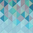 thumbnail image 1 of Ahgly Company Machine Washable Indoor Square Transitional Blue Koi Blue Area Rugs, 5' Square, 1 of 7