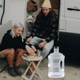 thumbnail image 3 of Hbdhejl 08/13 Gallon Water Bottle With Cover Big Water Bottle With Cover Gym Water Bottle With Handle Gallon Water Jug (101/170 Oz Transparent) Outdoor Handle Large Capacity Water, 3 of 5