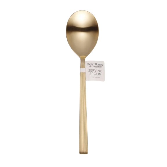 Better Homes & Gardens River Gold Satin Serving Spoon