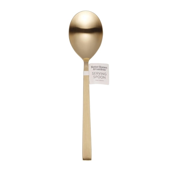 Better Homes & Gardens River Gold Satin Serving Spoon