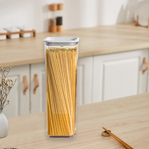 Dvkptbk Airtight Food Storage Containers Wholesome Plastic Cereal Container with Easy-Lock Lid for Kitchen Pantry Organization and Storage, 2200ml