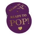 thumbnail image 1 of Inkdotpot Pack Of 50 Ready To Pop Baby Shower Favor Paper Tags Craft Real Gold Foil Hang Tags, 1 of 6