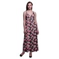 thumbnail image 1 of Bimba Floral Printed Adjustable Spaghetti Strap Long Maxi Dress Summer Beachwear-X-Large, 1 of 6