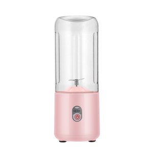 Jinsinto Portable Blender, 500ml, Mini Travel Bottle, Smoothie Blender, USB Rechargeable Portable Fruit Blender for Juices, Milkshakes and Smoothies