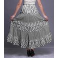 thumbnail image 3 of Bimba Jupes Maxi Imprimées Femmes Style Bohème Gitane Longue Jupe en Coton, 3 of 5