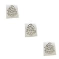 thumbnail image 2 of Wweixi Silicone Mold Decor Molds Solid Color Nonstick Pliable Soft Reusable Self Assembly Decorative Mould Fondant Kitchen Grey 3Set, 2 of 6