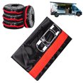 thumbnail image 2 of Tire Covers Heavy Duty Outdoor And Tire Rim Sleeves For Trailer Tire Boxes Polyester Wheel Tire Storage Bags, 2 of 9