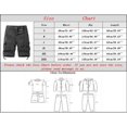 thumbnail image 2 of Gibobby Shorts de Pêche et de Randonnée pour Hommes, Décontractés, Taille Extensible, Légers, Résistants à l'Eau, Séchage Rapide (Vert, M), 2 of 4