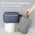 thumbnail image 1 of Toiletry Bag Zipper Closure Smooth Opening Lanyard Strong Load-bearing Stain Resistant Space-Saving Toiletry Pouch Travel Accessory, 1 of 8