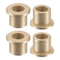 thumbnail image 1 of Unique Bargains 8x12x12mm Manchon à Bride Roulements Fritté Bronze Bague Auto-Lubrifiante 4 Pack, 1 of 5