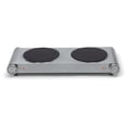 thumbnail image 1 of Salton Stainless Steel Infrared Cooktop Double Burner 1800W, HP1269, 1 of 5