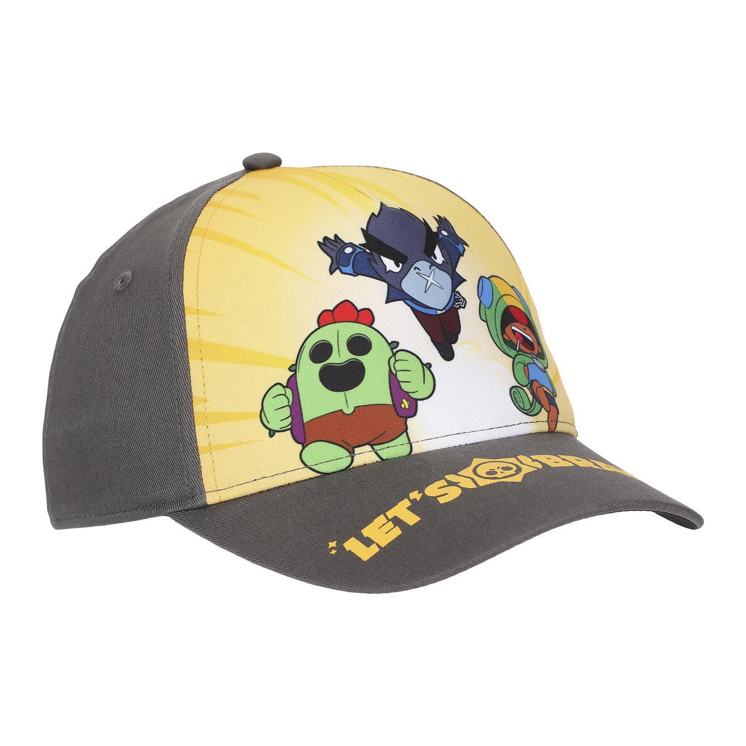 Chapeau Snapback Bleu Et Noir Personnages Brawl Stars