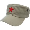 thumbnail image 1 of ORUYROP Vintage Fatigue Rouge Étoile Mao Armée Militaire Chapeau, 1 of 3