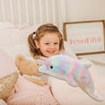 thumbnail image 5 of Drppepioner Jouet en Peluche Mignon Coloré Poupée Dolphin Poupée Dolphin Colorée Oreiller de Sommeil, 5 of 5