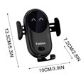 thumbnail image 2 of EGNMCR Room Decor Home Decor New Smart Infrared Sensor Car Wireless Charge Phone Stand Car Dashboard Mount plasti Charging, 2 of 4