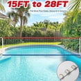 thumbnail image 4 of Qonioi Filet de Volleyball de Piscine Portable, Ensemble de Volleyball de Plage Imperméable avec Tension Réglable, Filet de Volleyball en Nylon Robuste pour Piscine et Jeux Extérieurs, 4 of 7