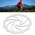 thumbnail image 1 of Rotor de Frein à Disque pour Vélo, Remplacement de Rotor de Frein à Disque 6 Trous Accessoires de Vélo de Montagne et de Route, 1 of 8
