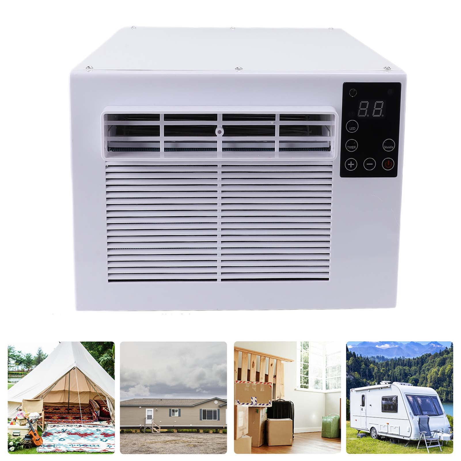 Industrial Small Air Conditioner, Portable Air Conditioning Unit Tent Camping Portable AC for Outdoor Tent Camping RV Office Room 1876BTU