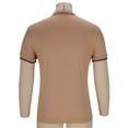 thumbnail image 4 of Besolor T-Shirt à Manches Courtes pour Homme, Col Ras du Cou Classique à Col Boutonné, Chandail Décontracté d'Été, T-Shirt Basique, 4 of 6