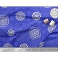 thumbnail image 2 of Soimoi Polyester Crepe Fabric Mandala Ethnic Printed Craft Fabric by The Yard 52 Inch Wide, 2 of 3