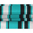 thumbnail image 4 of oneOone Velvet Turquoise Blue Fabric Stripes Sewing Material Print Fabric By The Yard 58 Inch Wide-ZFD, 4 of 4