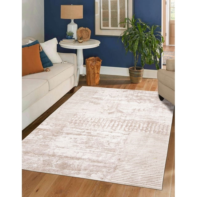 ECARPET Monica Contemporary/Modern Area Rug for Living Room, Bedroom, Dining Room, Entrance, Hallway and More.