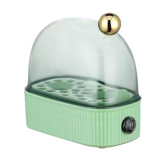 Piwvid Electric Hard Boiled Egg Maker Steamer, Rapid Egg Cooker with 2 Eggs Capacity, Timing Function, Detachable Design, for Kitchen Breakfast, Easy Cooking