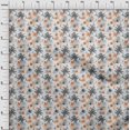 thumbnail image 4 of oneOone Rayon Orange Fabric Sea Life Pattern Craft Projects Decor Fabric Printed By The Yard 56 Inch Wide, 4 of 5
