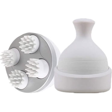 Masseur de Tête de Chat, Tête de Brosse en silicone Douce, massage Doux, Chargement USB, Masseur Électrique pour Animaux