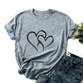 thumbnail image 3 of Birdeem T-Shirts à Manches Courtes Imprimé Tournesol pour Femmes et Filles Grande Taille, 3 of 7