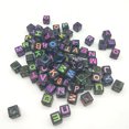 thumbnail image 3 of 800PCS Letter Beads 0.24'' Colorful DIY Craft Alphabet Beads Bracelet Beads, 3 of 10