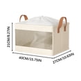 thumbnail image 4 of Boîte de Rangement pour Vêtements Grande Capacité, Balcon, Couette, Garde-Robe, Boîte de Tri pour la Maison, Ouverture pour Ensemble de Dortoir, Panier de Rangement Portable, 4 of 7