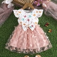 thumbnail image 1 of Robe pour Tout-Petite Fille à Volants Sans Manches Robe en Tulle pour Bébé Fille Robe de Printemps pour Filles Robes d'Été Vêtements d'Été pour Filles 2-3 Ans, 1 of 7