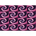 thumbnail image 1 of Ahgly Company Machine Washable Indoor Rectangle Transitional Orchid Purple Area Rugs, 5' x 7', 1 of 7