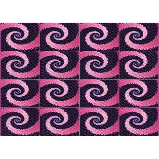 Ahgly Company Machine Washable Indoor Rectangle Transitional Orchid Purple Area Rugs, 5' x 7'