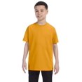 thumbnail image 1 of Hanes 54500 Youth Tagless T-Shirt - Gold - X-Small, 1 of 1