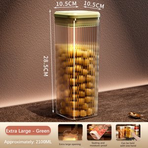 Wamans Salad Container for Lunch Press Type Sealed Tank Kitchen Storage Food Grade Storage Tank Plastic Grain Storage Box Clearance Items