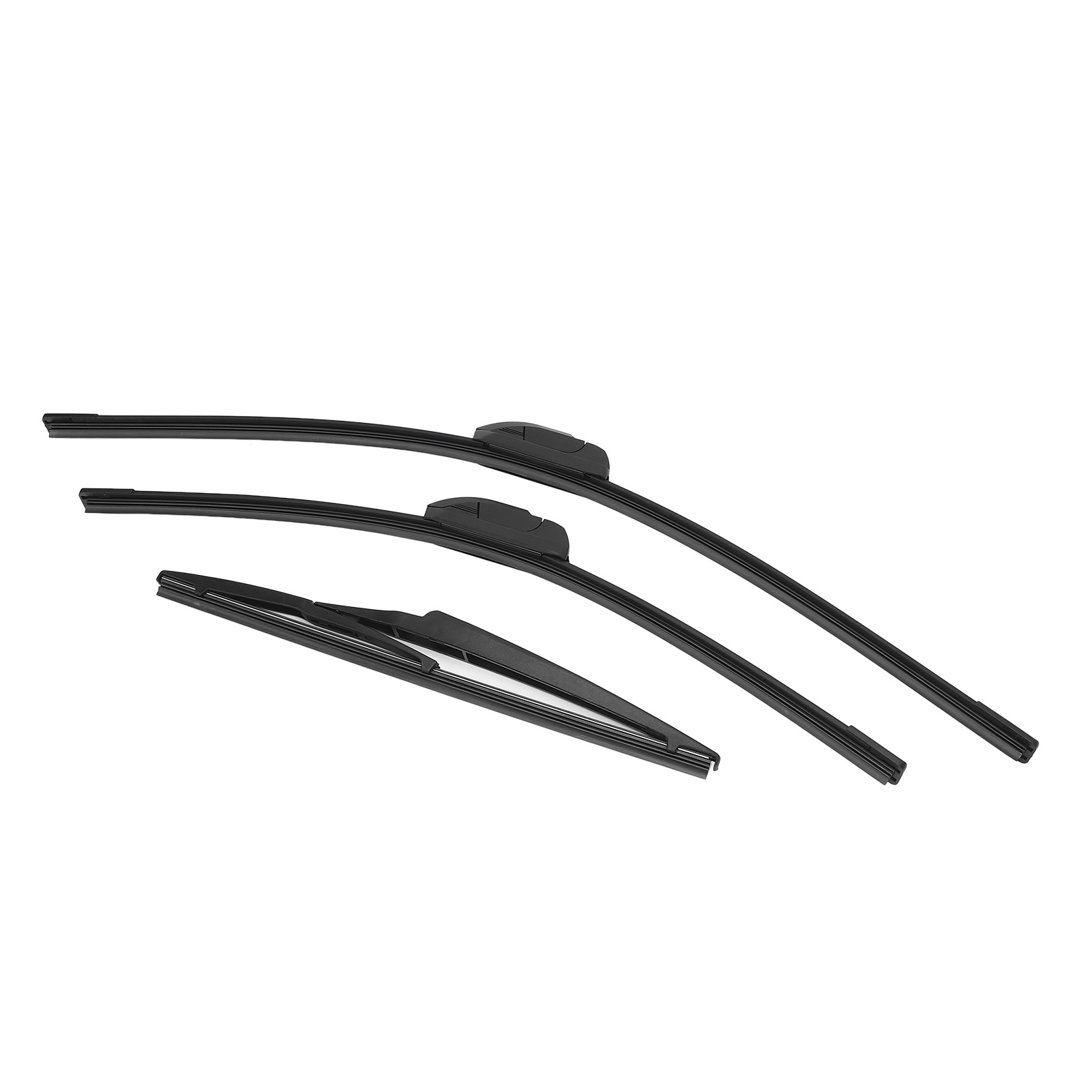 Windshield Wiper Blades Set, 24in 17in 12in Set Of 3 Wiper Blades High Efficiency  for Mirage 2014-2020