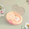thumbnail image 2 of Boîte à Lunch à Compartiments de Qualité Alimentaire, en Acier Inoxydable, Compatible Micro-Ondes, Sans Bpa, Étanche, pour Enfants/Bureau, Boîte à Bento Portable, PENDANE, Orange, 2 of 4