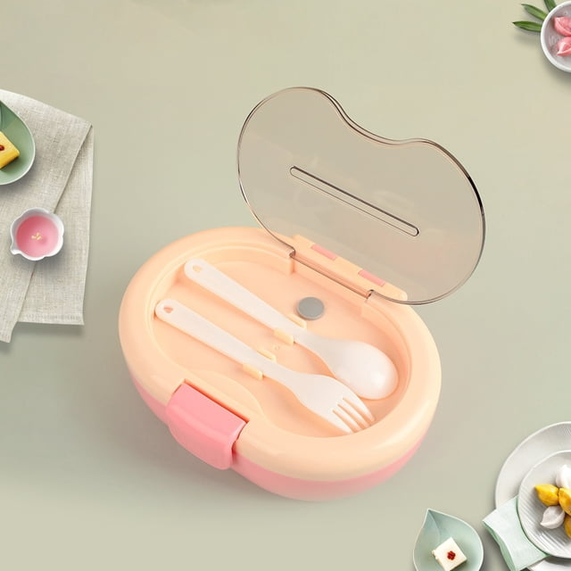 Meitianfacai Boîte à Lunch à Compartiments Matériau de Qualité Alimentaire Boîte à Lunch Compatible Micro-Ondes