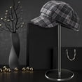 thumbnail image 4 of Hat Rack TASTAN Clear Acrylic Hat Display Rack - 360° Rotating Baseball Cap Organizer for Closet/Retail, Durable Fisherman Hat Storage Stand (1Pc), Hat Holder, A, 4 of 4