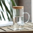 thumbnail image 5 of Glass Water Pitcher With Lid Handle Juice Jug for Cold Beverages Glass Jug for Serving Water Juice and More, 5 of 5