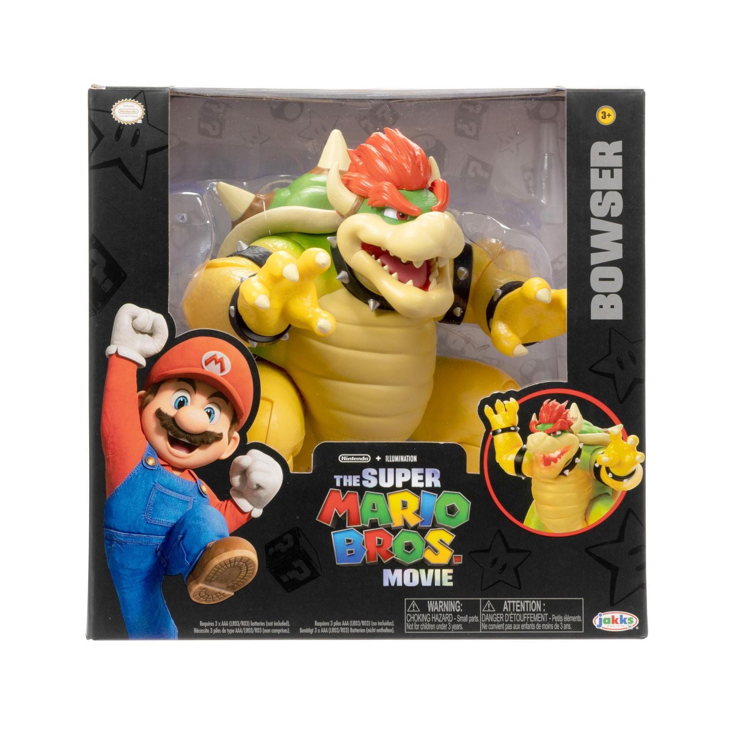 The Super Mario Bros. Movie – 7” Feature Bowser with Fire Breathing Effects
